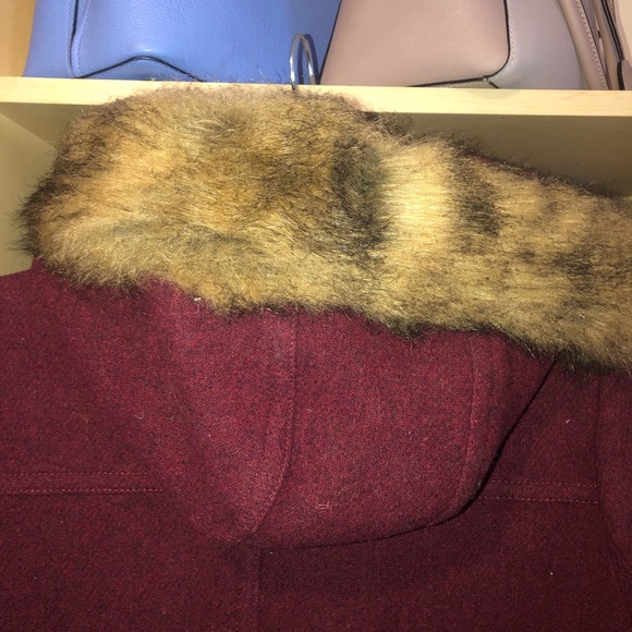 NWT J Crew Heather Fire Red Chateau Parka Stadium Cloth 10 - Picture 8 of 9